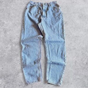 Vintage Lee High Rise Straight Leg Mom Jeans
